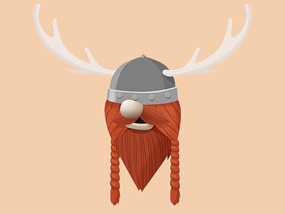 Viking Dude character design illustration man viking