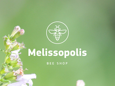 Melissopolis logo bee beekeeper beekeeping logo logotype shop