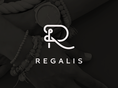 Regalis logotype clothing collection fashion jewels logo logotype r regalis sign