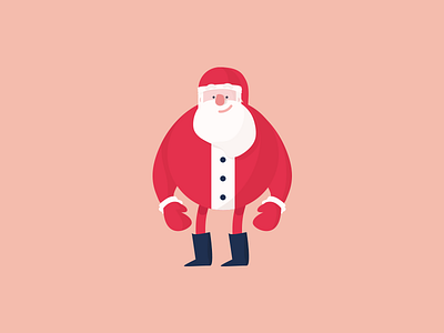 Santa character christmas claus design illustration santa xmas