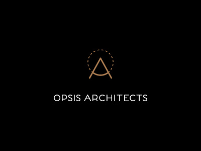 Opsis Architects logotype architect architecture icon identity logo logotype monogram sign symbol