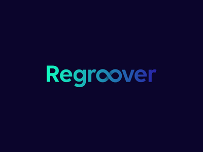 Regroover logotype logo logotype loop regroover software sound ui ux