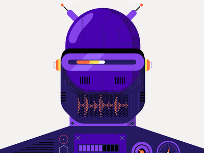 Robot artificialintelligence bot character illustration robot styleframe