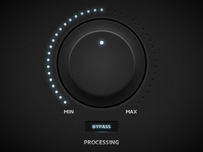 Processing Knob interface knob sound ui