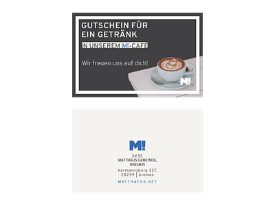 A gift card. In German. adobe illustrator design graphic design