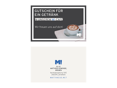 A gift card. In German.