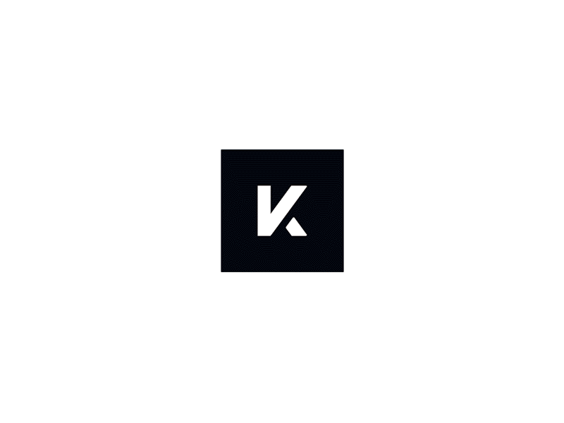 Kayako logo iterations branding icon k kayako logo mark process