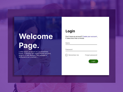 Login Form Design