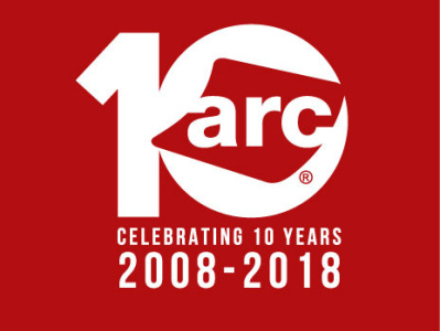 ARC 10 year identity brand identity branding design graphic design identity design illustration logo logo design typography vector