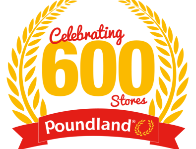 Poundland 600th Store logo