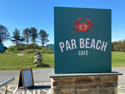 Par Beach Cafe brand brand design brand identity branding cafe identity logo logo design logotype resturant