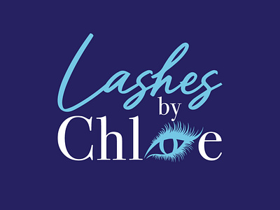 Lashes by Chloe beauty branding beauty logo brand identity branding lashes logo typography
