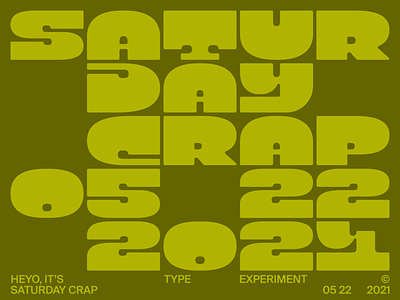 Saturday WIP design display font graphic design lettering letters monospace poster type typeface typography