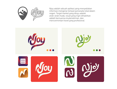 Njoy Apps apps icon logo logodesign