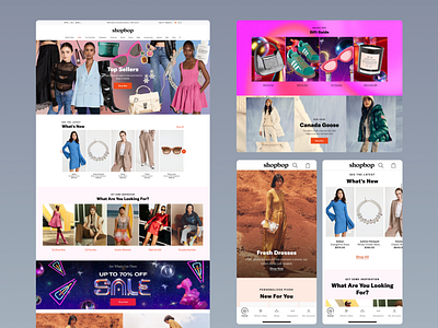 Shopbop | ecommerce platform app design ecommerce product ui uiux ux webdesign