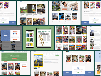 Magzine.nu | YOUR KIOSK FOR DIGITAL MAGAZINES app design magazine news product ui updates ux