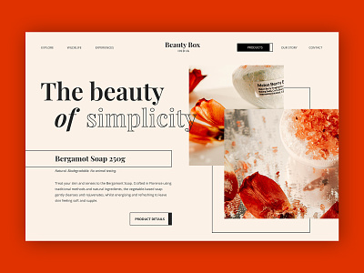 Beauty Website concept