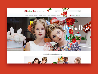 Mashenka E-Commerce Web Design development ecommerce fashion graphic design ui design ux design women