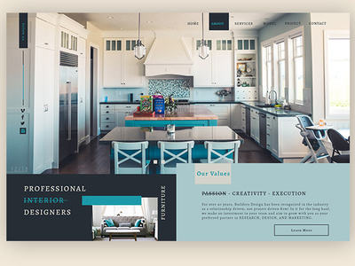 Residential interior design  ► Web Design