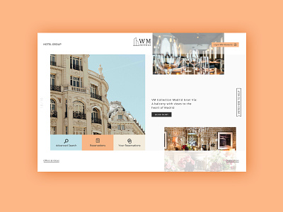 Hotel Group ► Web Design ayout colors flat inspiration minimalist portofolio typography visual design web web design web development works