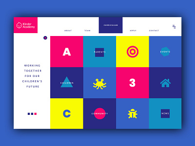 Kindergarten Homepage ➥ Web Design