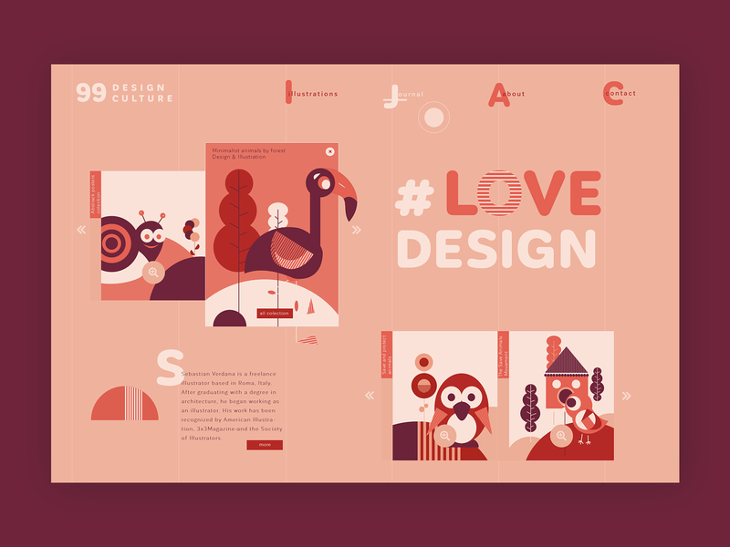 Freelance illustrator ➥ Web Design colors design graphic inspiration illustration ui uidesign ux design web design web development web template webdesigner