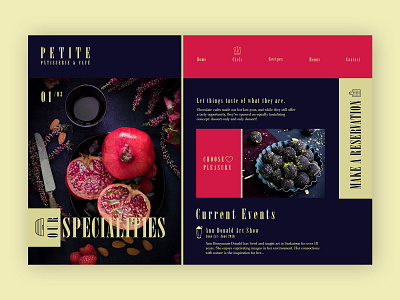 Pâtisserie & Café ➥ Web Design