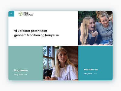 Webdesign for Danish School