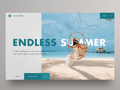 Endless Summer website UI