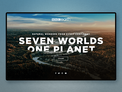 Seven Worlds One Planet Banner Design 3d animation app branding design graphic design icon illustration logo ui