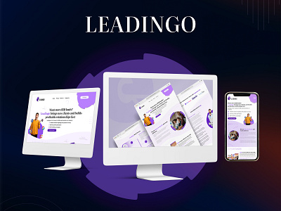Leading Lead Generation Web 3d animation app branding design graphic design icon illustration logo motion graphics ui