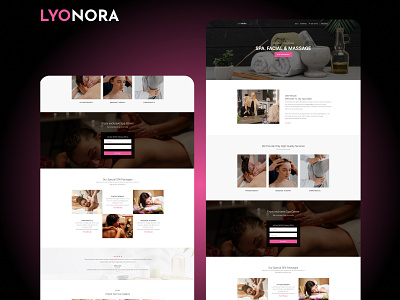 LYONORA Spa Web Design