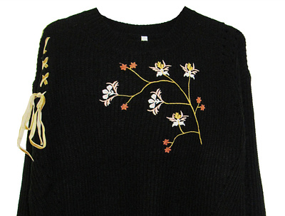 diseño de bordado y suéter design draw embroidery fashion fashiondesign graphic design illustration painting