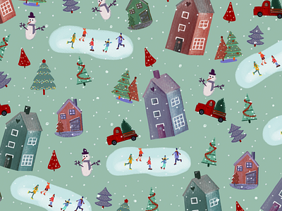 Chirstmas pattern 2023 branding christmas design draw fashion graphic design happy christmas illustration logo navidad painting print winter xmas