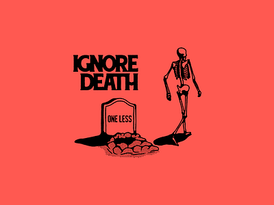 Ignore Death - For sale apparel band clothing death drawing hardcore illustration metal metalcore skull streetwear typography