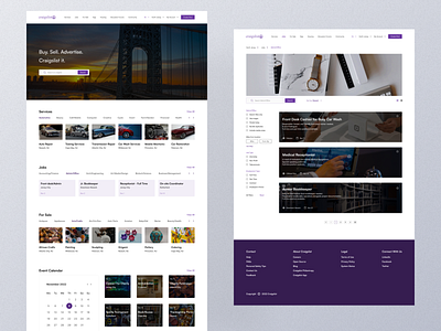 A redesign of the Craigslist website