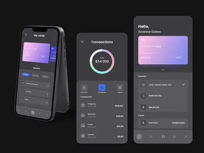 Mobile Banking App design mobile app ui uiux