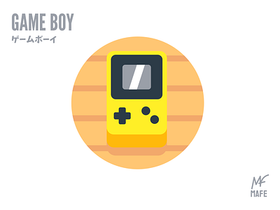 Game Boy graphic design illustration illustrator vector