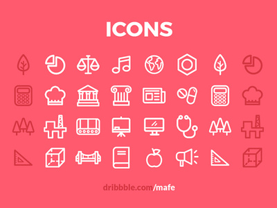 Icons design icon illustrator