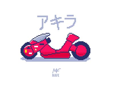 Akira Pixel Art illustration pixel pixelart