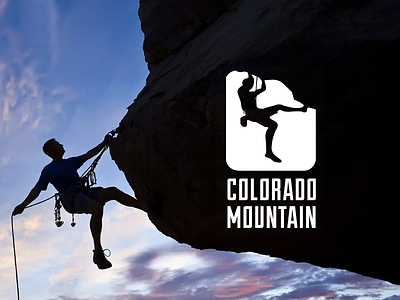 Colorado Mountain Logo athletic logo branding busniess logo graphic design logo logo design minimal logo minimalist logo sports logo