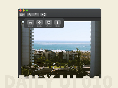Daily UI Challenge 010 | Social Share 010 daily ui 010 dailyui dailyuichallenge designui interface social share ui uidesign userinterface userinterfacedesign ux