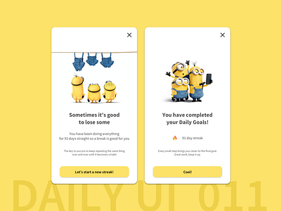 Daily UI Challenge 011 | Flash Message