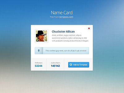 Free Name card PSD template card download free name template