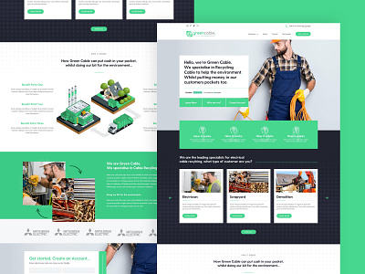 Green Cable Website Concept