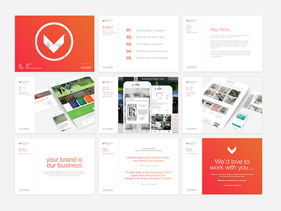 Sketch Creative - Brand Manual / Proposal