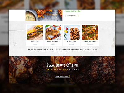 Caribbean Cuisine Catering Website Design By Sketch On Dribbble