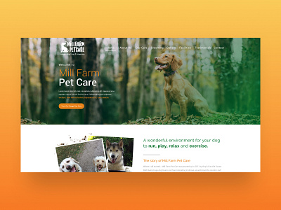 Daily UI - Day 02 brand branding clean dog dogs logo luxury minimal mobile modern puppy ui ux web webdesign website wordpress