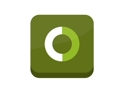 Thirty app brand flat icon logo