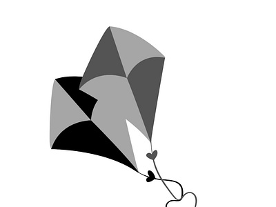 Kite Logo for Valentine 3d animation branding graphic design logo motion graphics ui